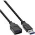 InLine USB 3.2 Gen 1 Verlängerungskabel Typ A Stecker/Buchse 1m schwarz (B-35610)