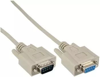 InLine Serielle Verlängerung 9-polig ST/BU vergossen 10m, 15er Pack (B-12210)