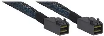 Inter-Tech Internes SAS-Kabel SFF-8643 auf SFF-8643 1m, schwarz (88885006)