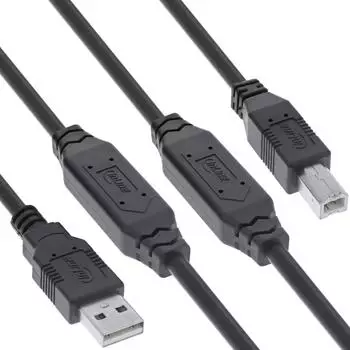InLine USB 2.0 Aktiv-Kabel, USB-A auf USB-B, 20m (34513A)