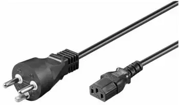 MicroConnect PowerCord Stromkabel C13 Kupplung 5m 10A 100-240V (PE120450R)