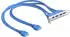 DeLock Slotblech USB 3.0 4-Port extern / 2x Pinheader 19-Pin (82974)