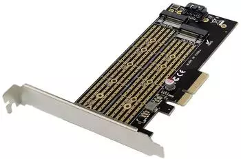 MicroConnect MC-PCIE-X4M2 PCIe x4 M.2 B&M Key NVMe SSD Adapter (MC-PCIE-X4M2)