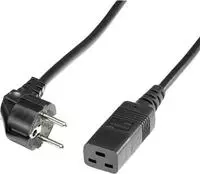 Roline 19.08.1553, Roline 19.08.1553 Strom Anschlusskabel Schwarz 3.00 m