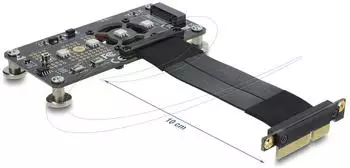 DeLock PCI Express 3.0 x4 zu M.2 Key M Adapter 10cm (64357)