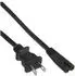 InLine Netzkabel USA auf Euro 8 C7, 1,8m, 2-polig, 65er Bulk-Pack (B-16654U)