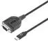 Manhattan USB-C auf Seriell DB9/RS232 Adapter PL2303GT, 1m (154499)