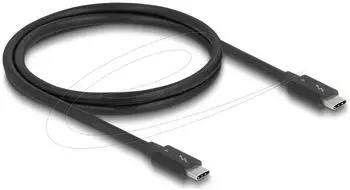 DeLock Thunderbolt 4 Kabel USB-C, 40Gbps, PD 3.1, 1m, schwarz (81249)