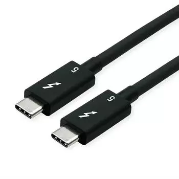 Roline Thunderbolt 5 Kabel USB-C/USB-C, 80Gbit/s, 240W, passiv, 0,8m (11.02.9111)
