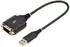 StarTech USB-A auf RS232 DB9 Adapterkabel 30cm FTDI ESD-Schutz (1P1FFC-USB-SERIAL)