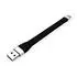 Roline USB 3.2 Gen 1 Silikonkabel A-C, schwarz, 11cm (11.02.9014)