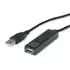 Value USB 2.0 aktive Verlängerungskabel, Typ A Stecker/Buchse, schwarz, 30m (12.99.1111)