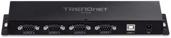 TRENDnet TU-S4 USB-zu-Seriell-Adapter, 4-Port RS232 (TU-S4)