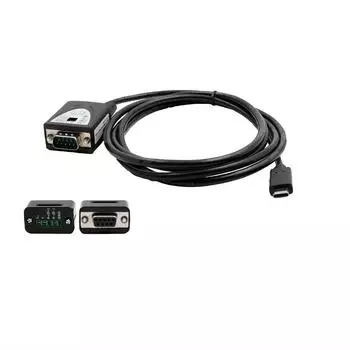 Exsys EX-2346 USB 2.0 Typ-C zu RS-422/485 Seriell Kabel, 1,8m (EX-2346)