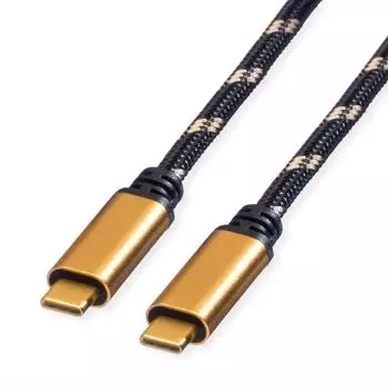 Roline USB4 Gen3x2 Kabel C-C, 40Gbit/s, 100W, 1m (11029038)