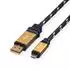 Roline USB-Kabel USB-A auf Micro-USB Typ B 1,8m schwarz (11.02.8826)