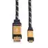 Roline USB-Kabel USB-A auf Micro-USB Typ B 1,8m schwarz (11.02.8826)
