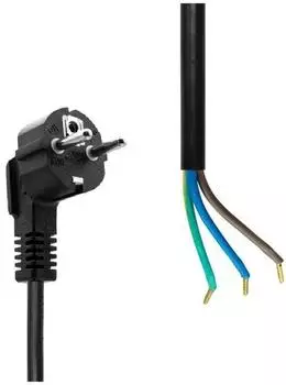 MicroConnect Schuko Open End Stromkabel 10m, schwarz (MC-PE010SCHB-OE)