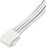 SilverStone SST-PP07E-EPS8W-V2 Netzteil-Verlängerungskabel EPS 12V 8-Pin (4+4), 30cm, weiß (40244)