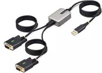 StarTech USB-A auf 2x DB-9 RS-232 Adapterkabel 2-Port 4m (2P6FFC-USB-SERIAL)
