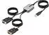 StarTech USB-A auf 2x DB-9 RS-232 Adapterkabel 2-Port 4m (2P6FFC-USB-SERIAL)