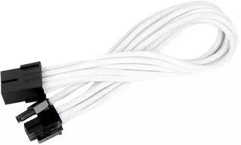 SilverStone 8-Pin-PCIe auf 6+2-Pin-PCIe Verl&auml;ngerungskabel 250mm wei&szlig; (SST-PP07-PCIW)