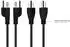 Good Connections Netzkabel Typ B (NEMA 5-15P) auf C13, AWG18, 5m, schwarz (P4530-S050)