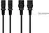 Good Connections Netzkabel Typ B (NEMA 5-15P) auf C13, AWG18, 5m, schwarz (P4530-S050)