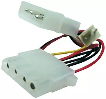 Digitus Internes Stromversorgungskabel IDE zu IDE + 3-poliger L&uuml;fteranschluss 0,3m (AK-430302-002-M)