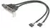StarTech USBPLATELP Slotblech 2x USB-A 2.0, Low Profile (USBPLATELP)
