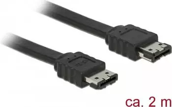 DeLock eSATA 3Gb/s Kabel Stecker zu Stecker, 2m (85641)
