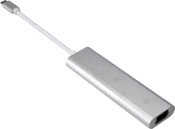 SilverStone SST-EP11S vielseitiges Adapter-Kit Type-C/MiniDP/HDMI zu VGA/HDMI/MiniDP (40172)