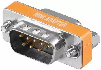 Goobay Gender Changer Sub-D9 Stecker auf Sub-D9 Buchse Null-Modem (50687-GB)