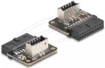 DeLock USB 5Gbps Adapter 90&deg; Pfostenbuchse zu Typ-E Key A Buchse (67239)