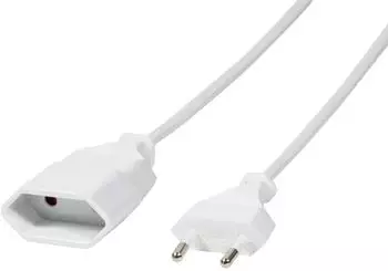 LogiLink Netzkabel-Verl&auml;ngerung CEE 7/16 Euro 2m wei&szlig; (CP126)