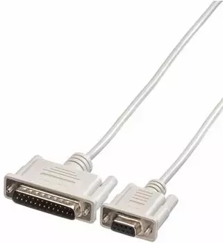 Roline D-SUB Druckerkabel 9-pol. Buchse / 25-pol. Stecker, 3,0m (11.014.30)