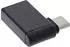 InLine USB-Adapter OTG, USB-C Stecker auf Typ-A Buchse, 90° gewinkelt (35805W)