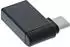 InLine USB-Adapter OTG, USB-C Stecker auf Typ-A Buchse, 90° gewinkelt (35805W)