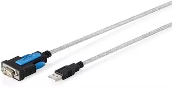 Digitus USB 2.0 auf RS232 Adapterkabel 1,8m FTDI-Chipsatz (DA-70170)