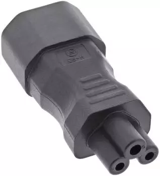 InLine Netzadapter IEC 60320 C14/C5, 3-polig (16723B)