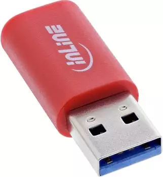 InLine USB-Datenblocker Adapter USB-A auf USB-C, 5V 1,5A (31652)