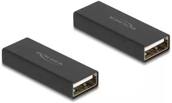 DeLock Gender Changer USB 2.0 Typ-A Buchse auf Buchse (65106)