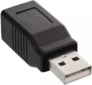 InLine USB 2.0 Adapter Stecker A auf Buchse B (33443)