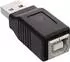 InLine USB 2.0 Adapter Stecker A auf Buchse B (33443)