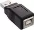 InLine USB 2.0 Adapter Stecker A auf Buchse B (33443)