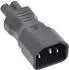 InLine Stromadapter IEC 60320 C14/C7 (16723C)