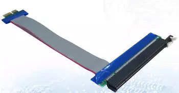 Inter-Tech PCIe x1 > x16 Verl&auml;ngerungskabel 15cm (88885365)