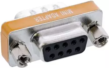 InLine Nullmodem-Adapter 9-polig Stecker/Buchse D-Sub RS-232 (31437)