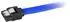 Sharkoon SATA III Kabel 90° sleeve blau, 45cm
