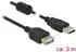 DeLock USB 2.0 Verlängerungskabel Typ-A Stecker/Buchse 3m (84886)